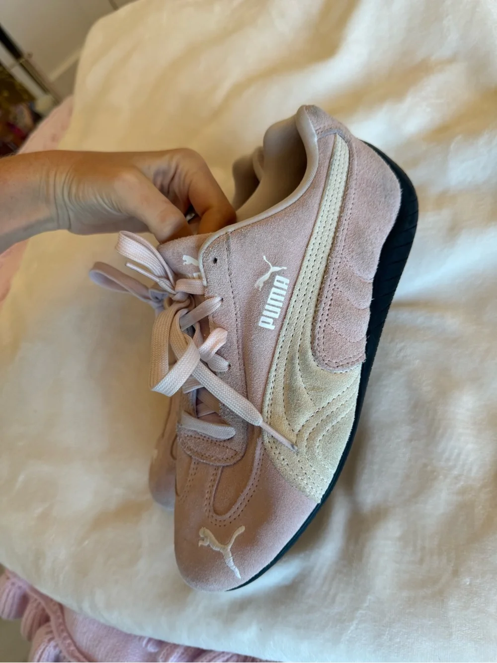 Light Pink Puma Sneakers